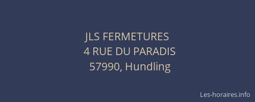 JLS FERMETURES