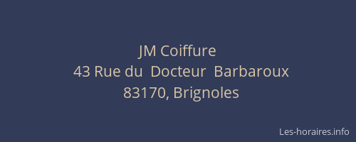 JM Coiffure