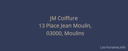 JM Coiffure