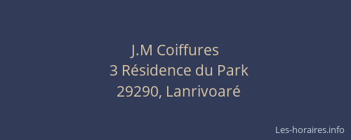 J.M Coiffures