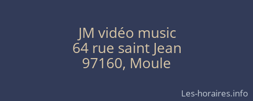 JM vidéo music