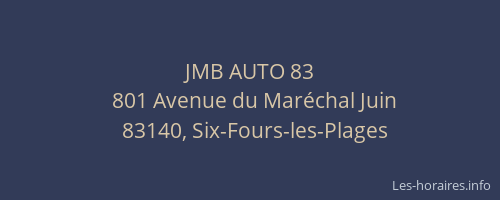 JMB AUTO 83
