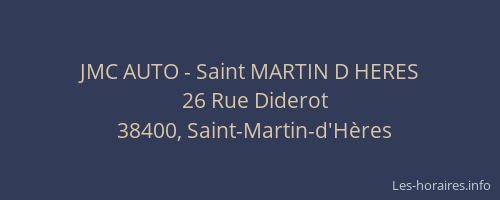 JMC AUTO - Saint MARTIN D HERES