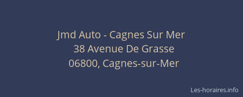 Jmd Auto - Cagnes Sur Mer