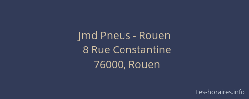 Jmd Pneus - Rouen