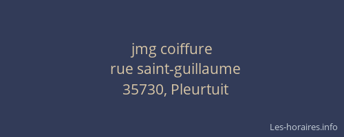 jmg coiffure