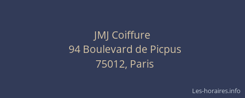 JMJ Coiffure