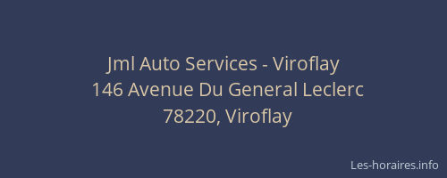 Jml Auto Services - Viroflay