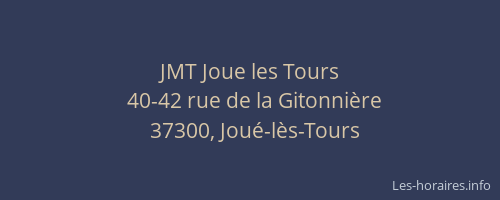 JMT Joue les Tours