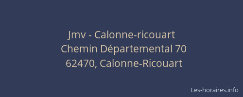 Jmv - Calonne-ricouart