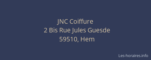 JNC Coiffure