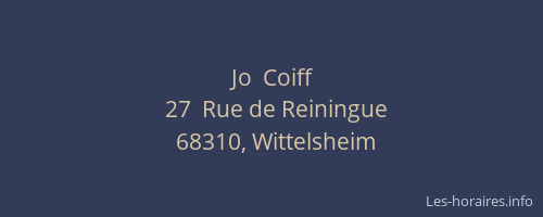 Jo  Coiff