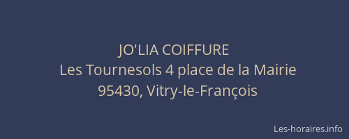JO'LIA COIFFURE