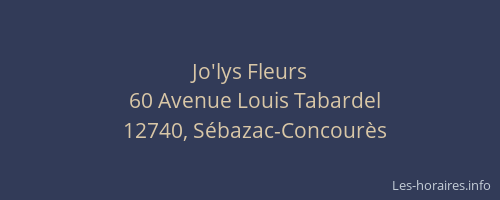 Jo'lys Fleurs