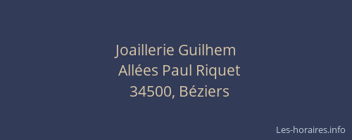 Joaillerie Guilhem