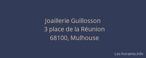 Joaillerie Guillosson