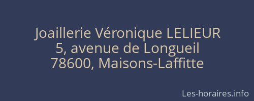 Joaillerie Véronique LELIEUR