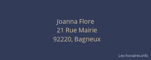 Joanna Flore