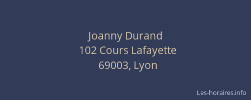 Joanny Durand