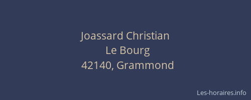 Joassard Christian