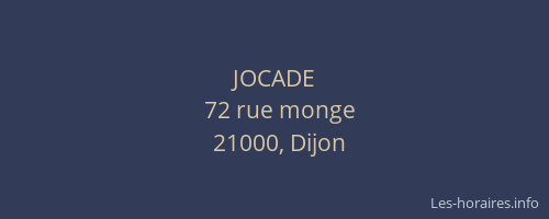 JOCADE