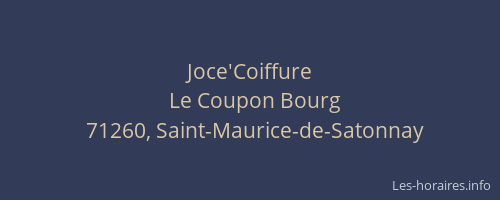 Joce'Coiffure