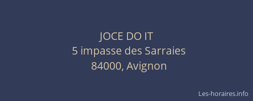 JOCE DO IT