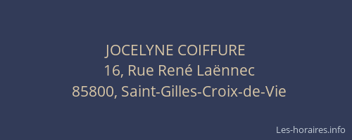 JOCELYNE COIFFURE
