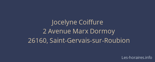 Jocelyne Coiffure