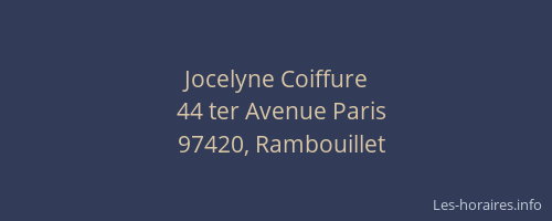 Jocelyne Coiffure