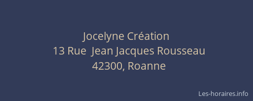Jocelyne Création