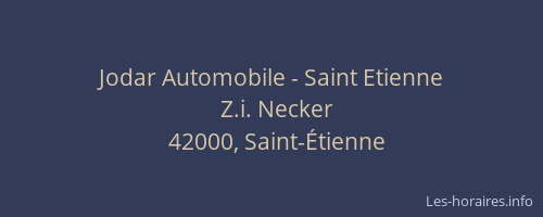 Jodar Automobile - Saint Etienne