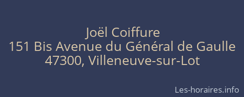 Joël Coiffure