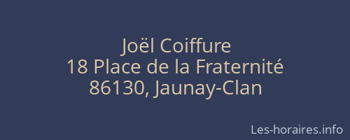 Joël Coiffure