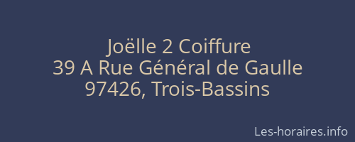 Joëlle 2 Coiffure