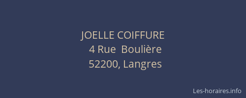 JOELLE COIFFURE