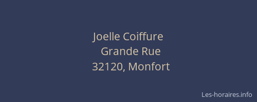 Joelle Coiffure