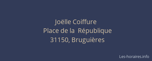 Joëlle Coiffure