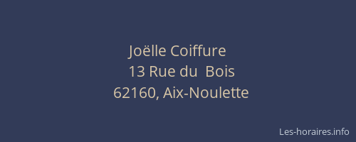 Jo&euml;lle Coiffure