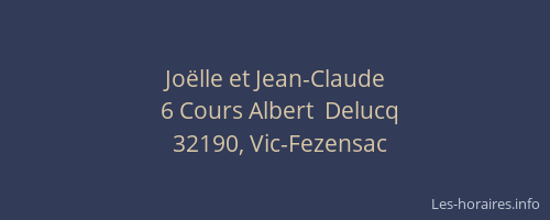 Jo&euml;lle et Jean-Claude