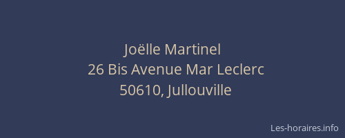 Jo&euml;lle Martinel