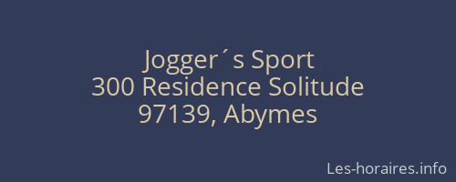 Jogger´s Sport