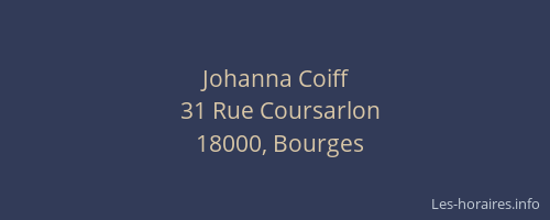 Johanna Coiff