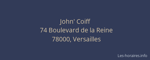 John' Coiff
