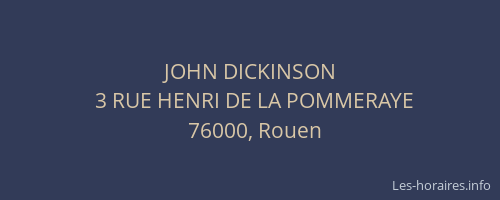JOHN DICKINSON