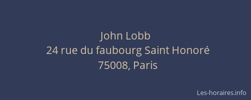 John Lobb