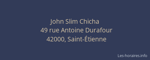 John Slim Chicha