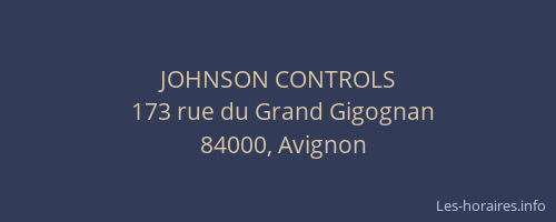JOHNSON CONTROLS