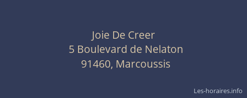 Joie De Creer