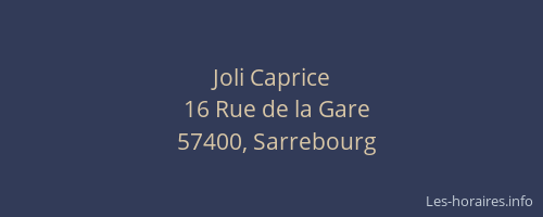 Joli Caprice